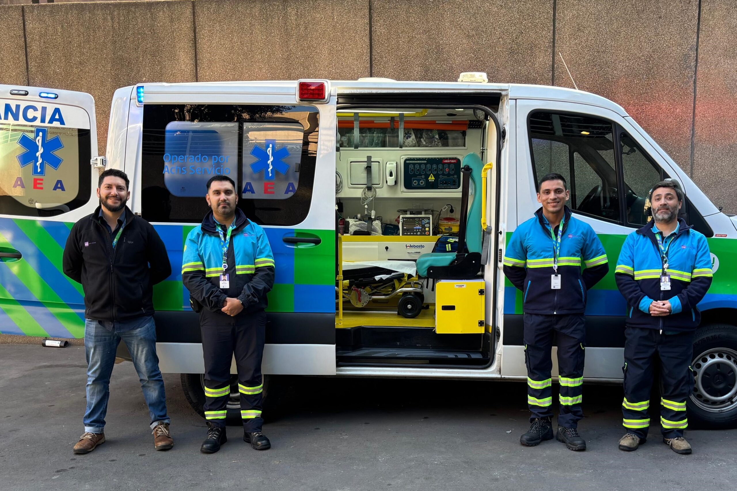 Nuevas ambulancias para Achs