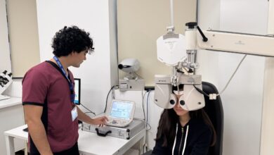 Examen visual realizado en la UCM